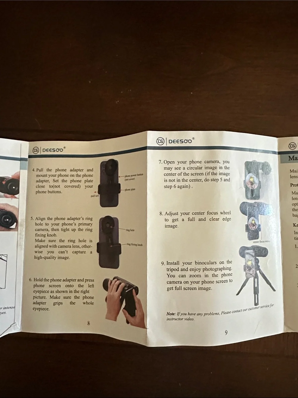 Deesoo 12x50 Black Binoculars for Adults - High-Contrast Optics
